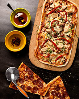 Food Photography of Jamie Oliver pizza
