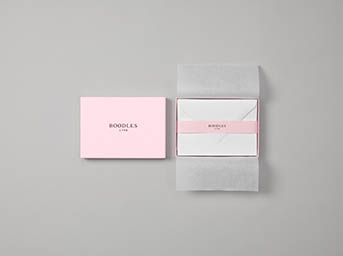 Packaging Explorer of Boodles stationery