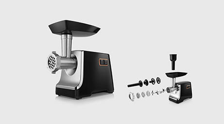Still life product Photography of Modex electric meat grinder