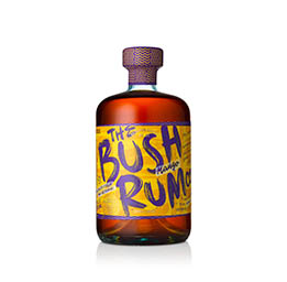 White background Explorer of Bush Rum bottle
