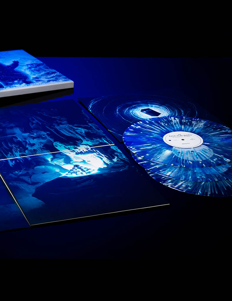 Artwork Photography of BBC Doctor Who record collection by Packshot Factory