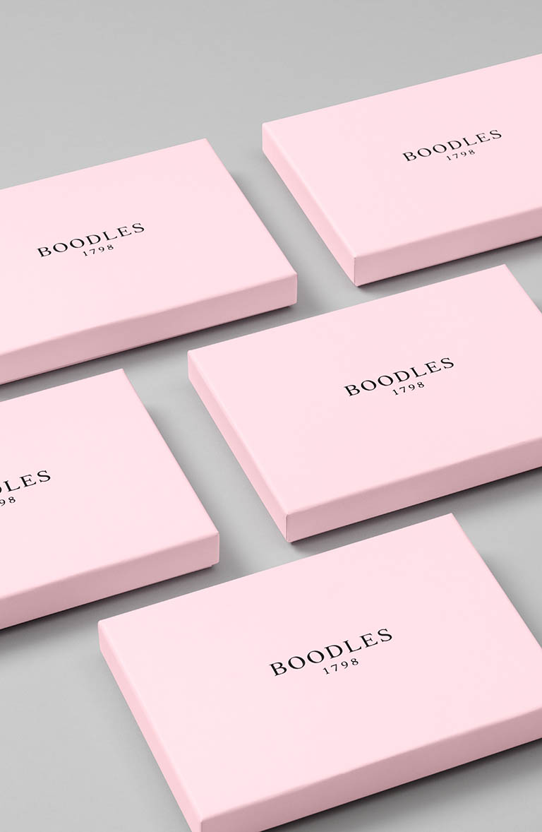 Artwork Photography of Boodles stationery by Packshot Factory