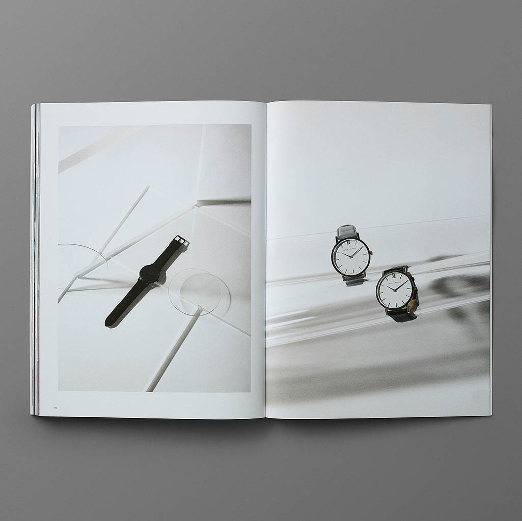 Artwork Photography of Larsson & Jennings catalogue spread by Packshot Factory