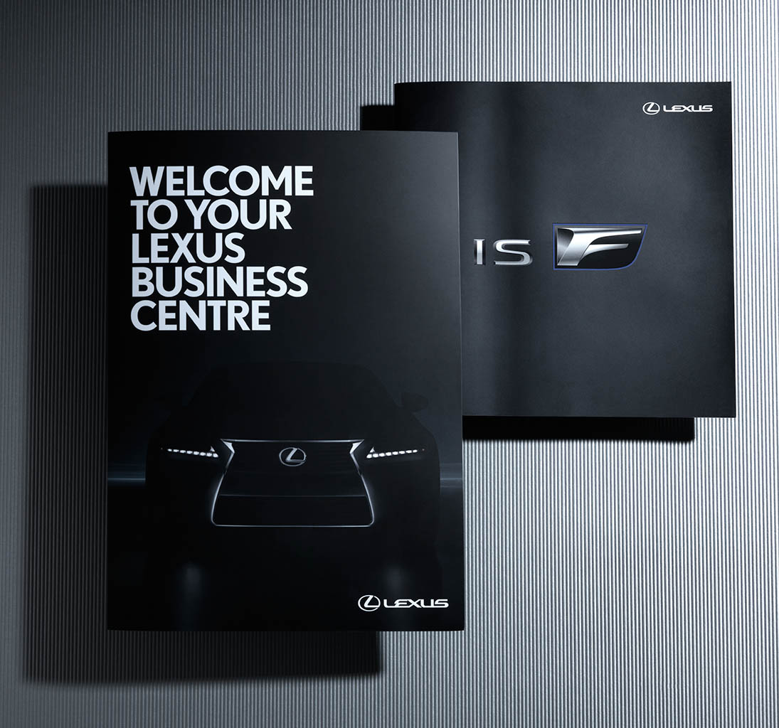 Artwork Photography of Lexus broshures by Packshot Factory