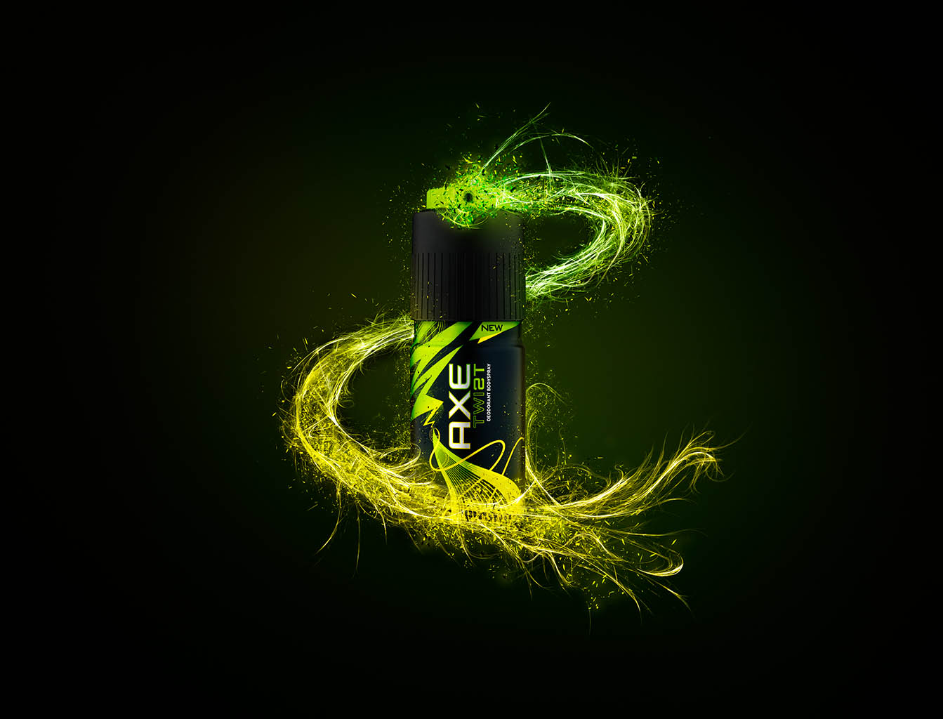 Packshot Factory - Black background - Axe Twist deodorand bodyspray