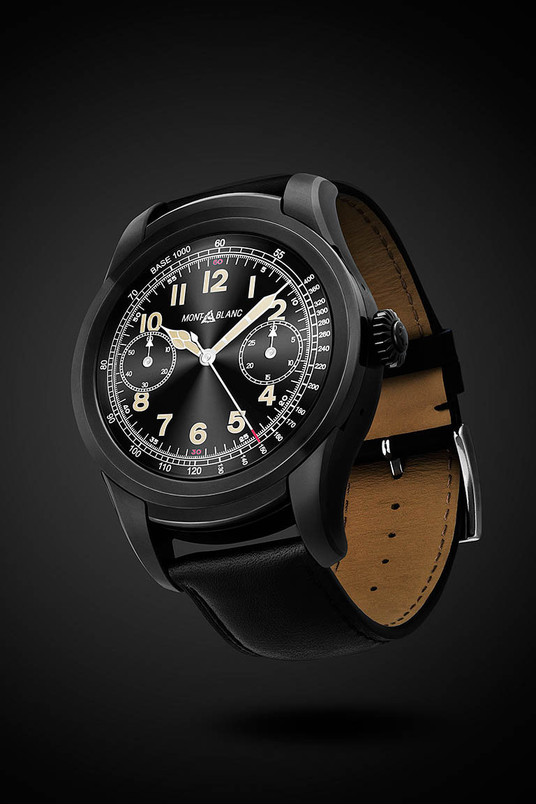 Packshot Factory - Black background - Mont Blanc watch