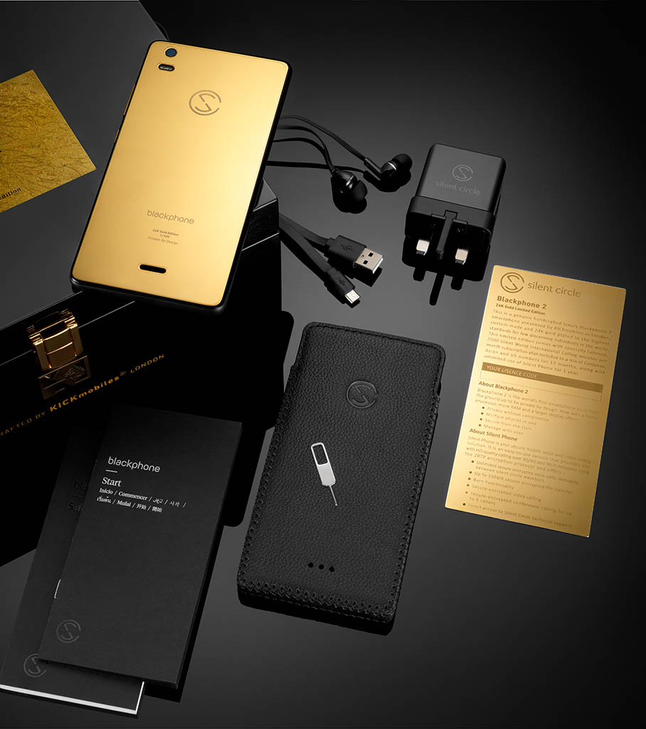 Packshot Factory - Black background - Silent Circle Blackphone box set