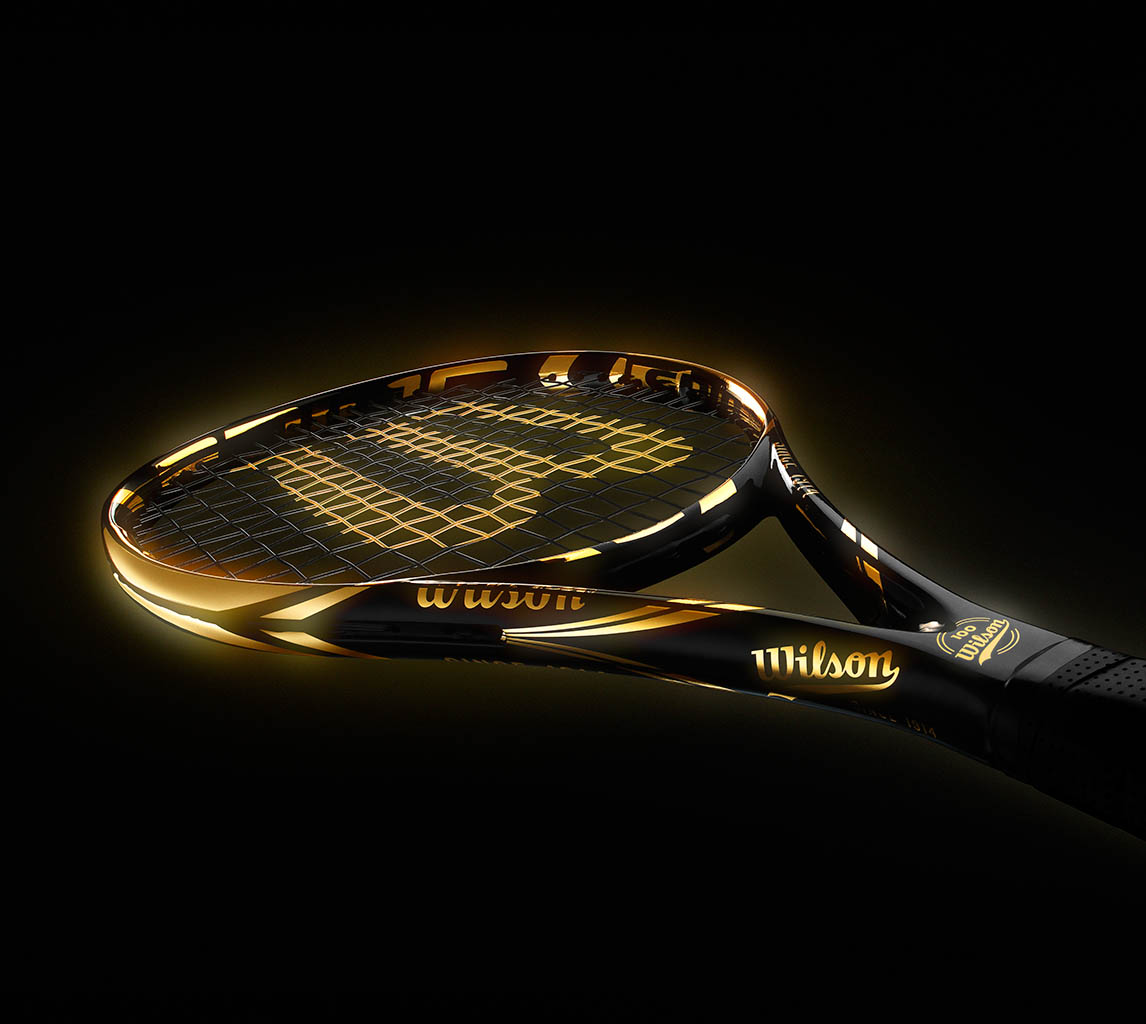 Packshot Factory - Black background - Wilson tennis racket