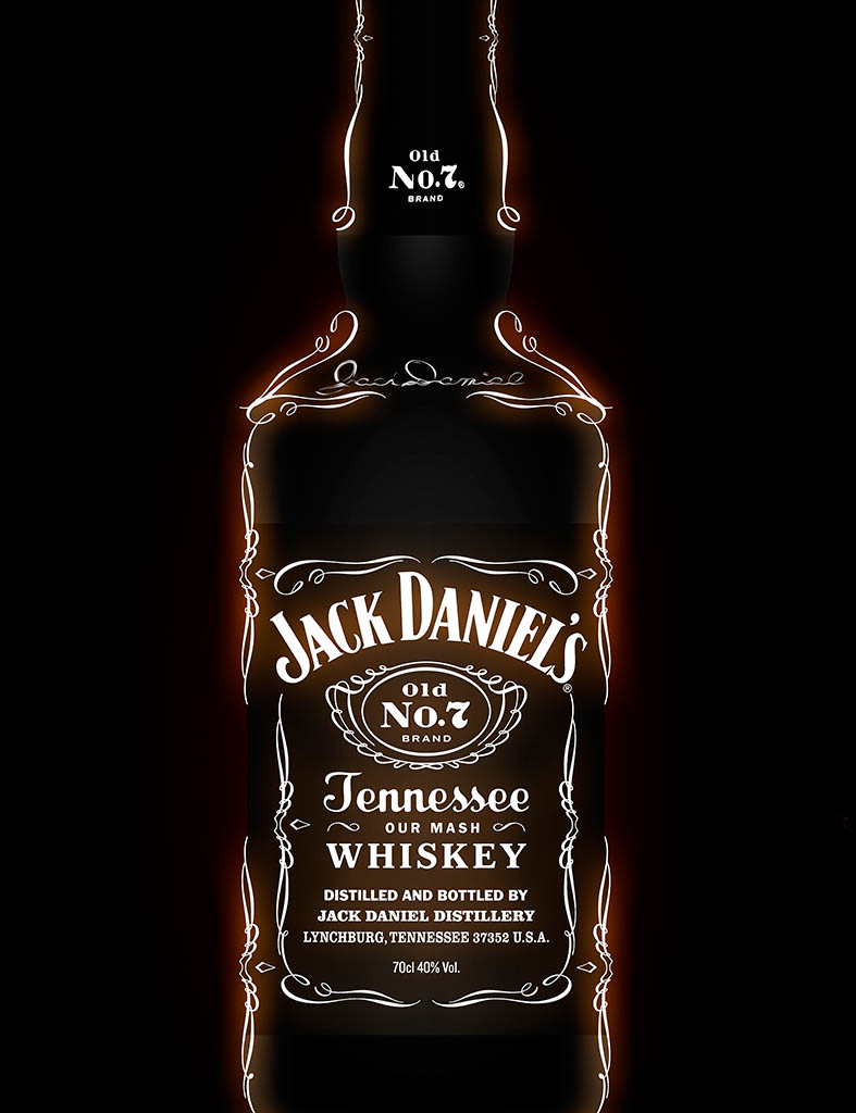 Packshot Factory - Bottle - Jack Daniel's whiskey bottle