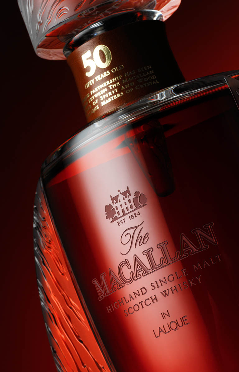 Packshot Factory - Bottle - Macallan whisky bottle