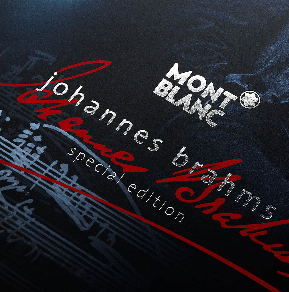 Packshot Factory - Collateral - Mont Blanc ballpoint pen brochure