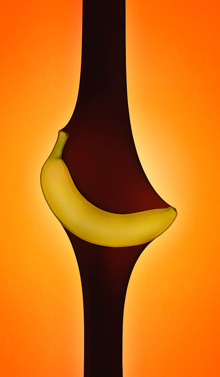 Packshot Factory - Coloured background - Banana