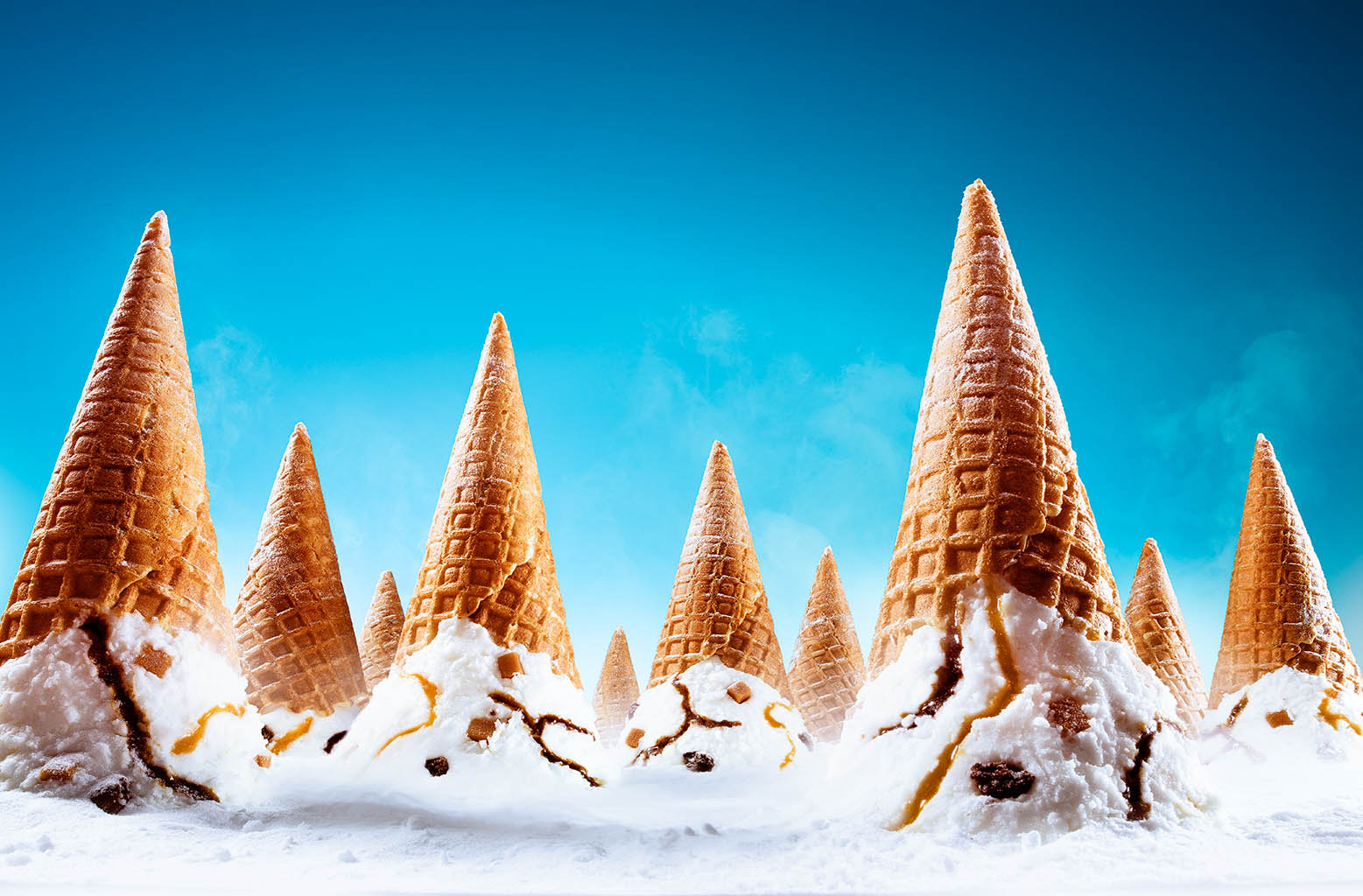 Packshot Factory - Coloured background - Cornetto ice cream