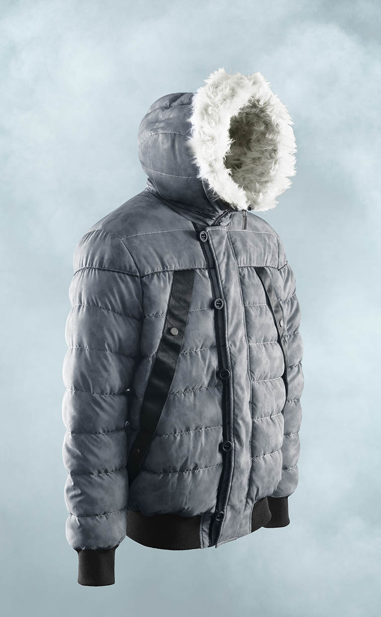 Packshot Factory - Coloured background - Hunter winter jacket