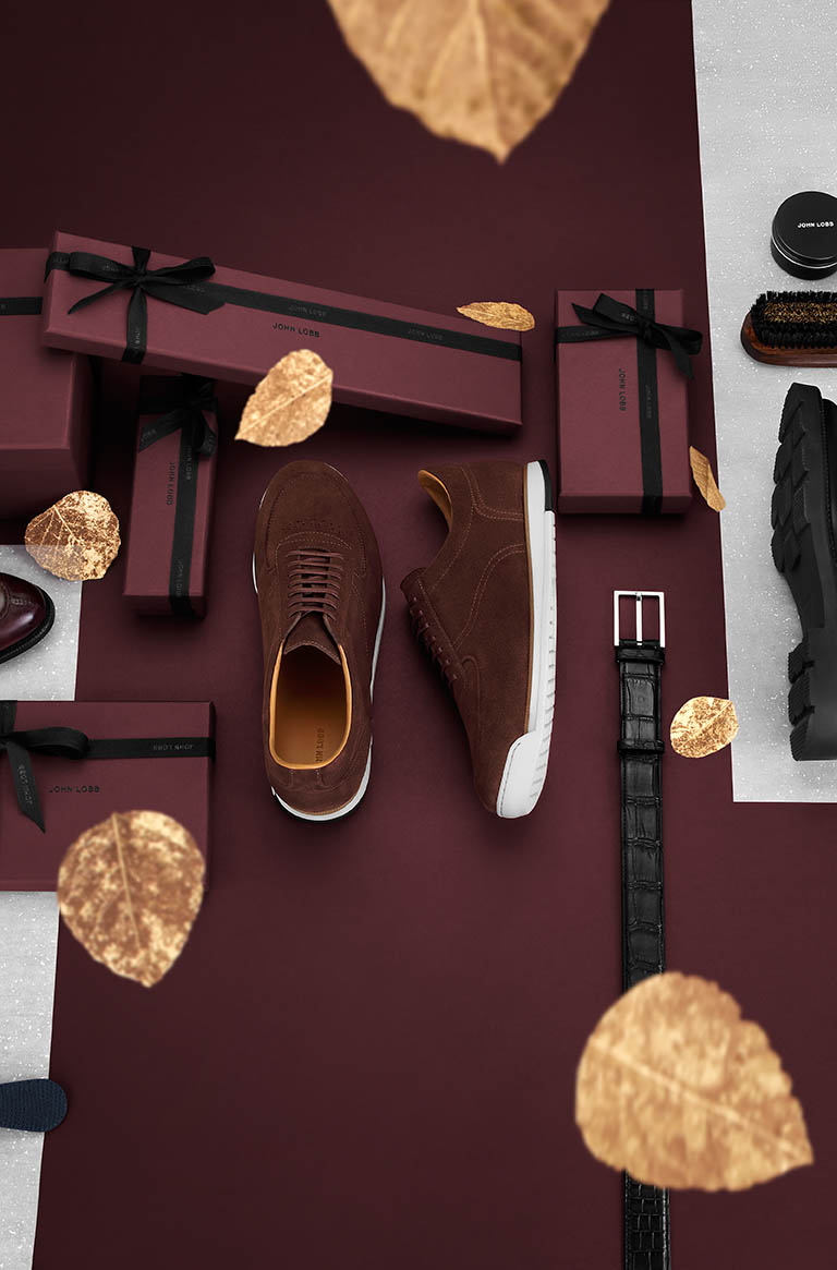Packshot Factory - Coloured background - John Lobb men's leather shoes and accessorie
