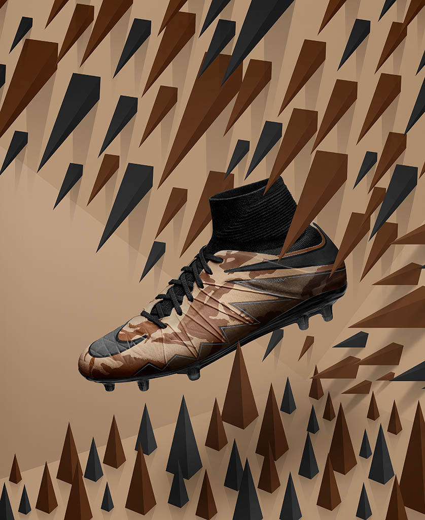 Packshot Factory - Coloured background - Nike football boots
