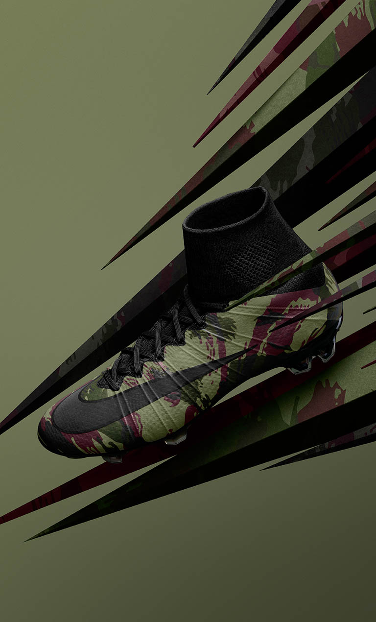 Packshot Factory - Coloured background - Nike HyperVenom football boots