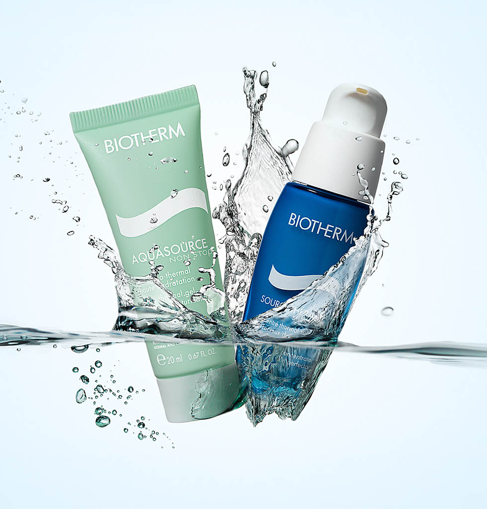 Cosmetics Photography of Biotherm cosmetics set by Packshot Factory