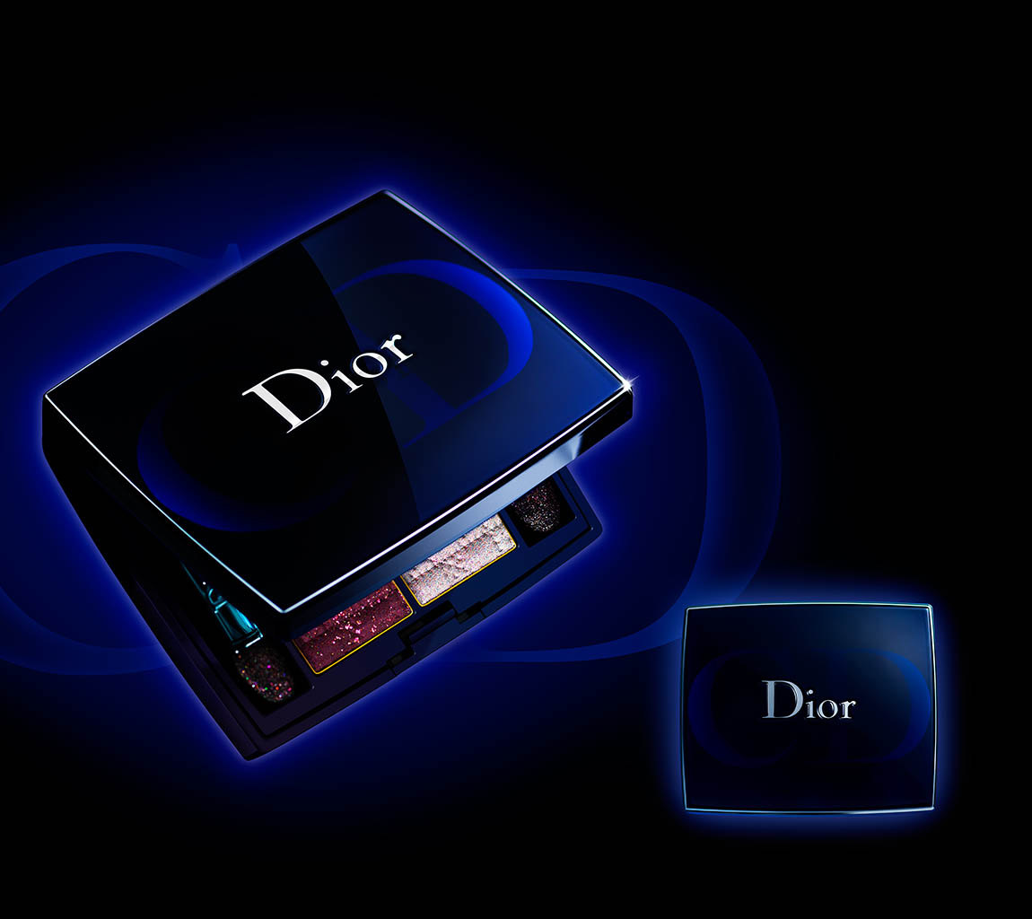 Cosmetics Photography of Dior eye shadow by Packshot Factory