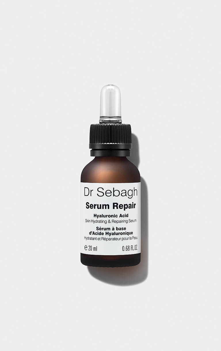 Cosmetics Photography of Dr Sebagh serum repair bottle by Packshot Factory