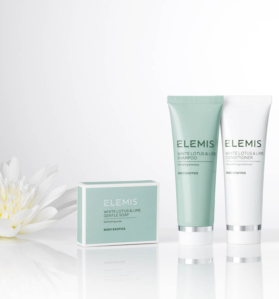Cosmetics Photography of Elemis skin care products by Packshot Factory