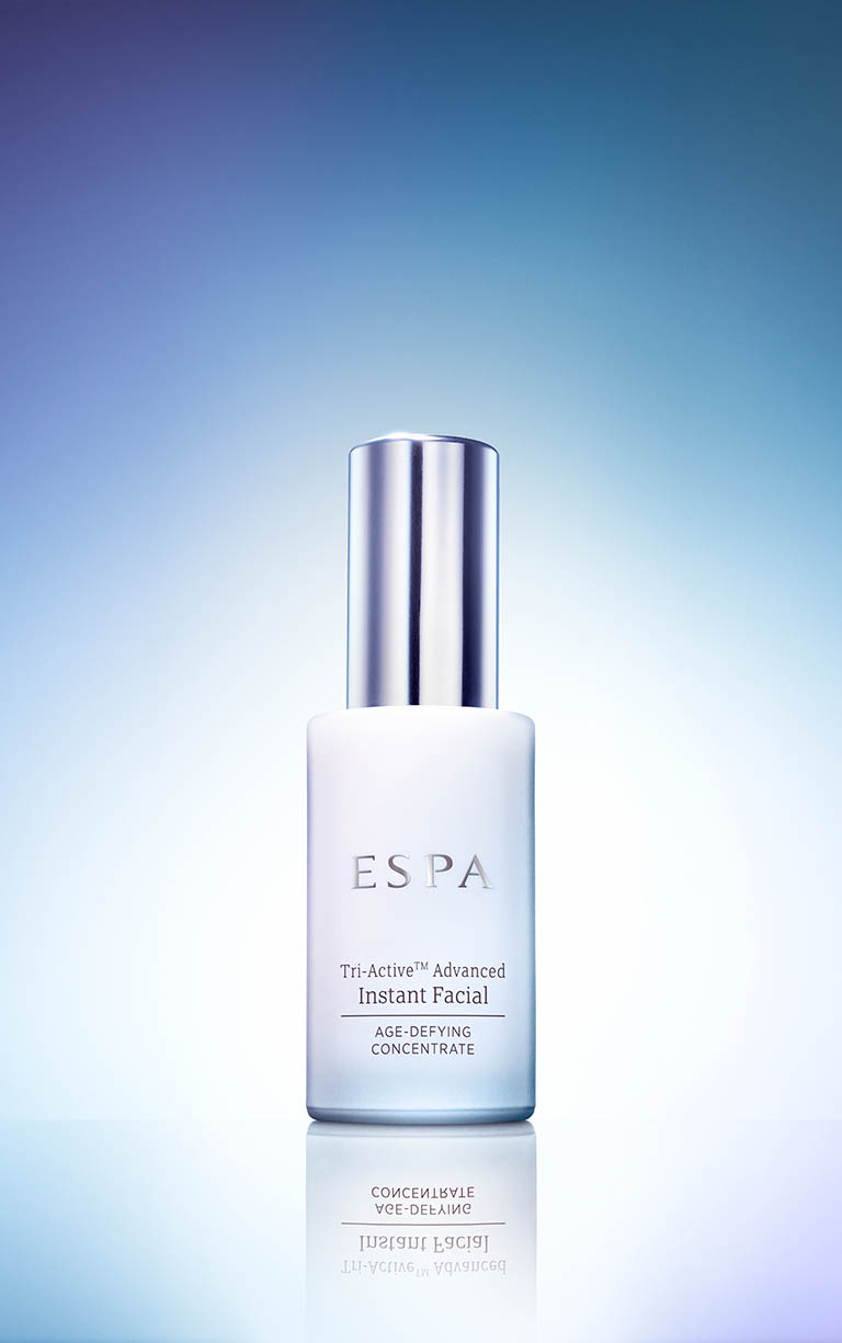 Cosmetics Photography of ESPA skin care by Packshot Factory