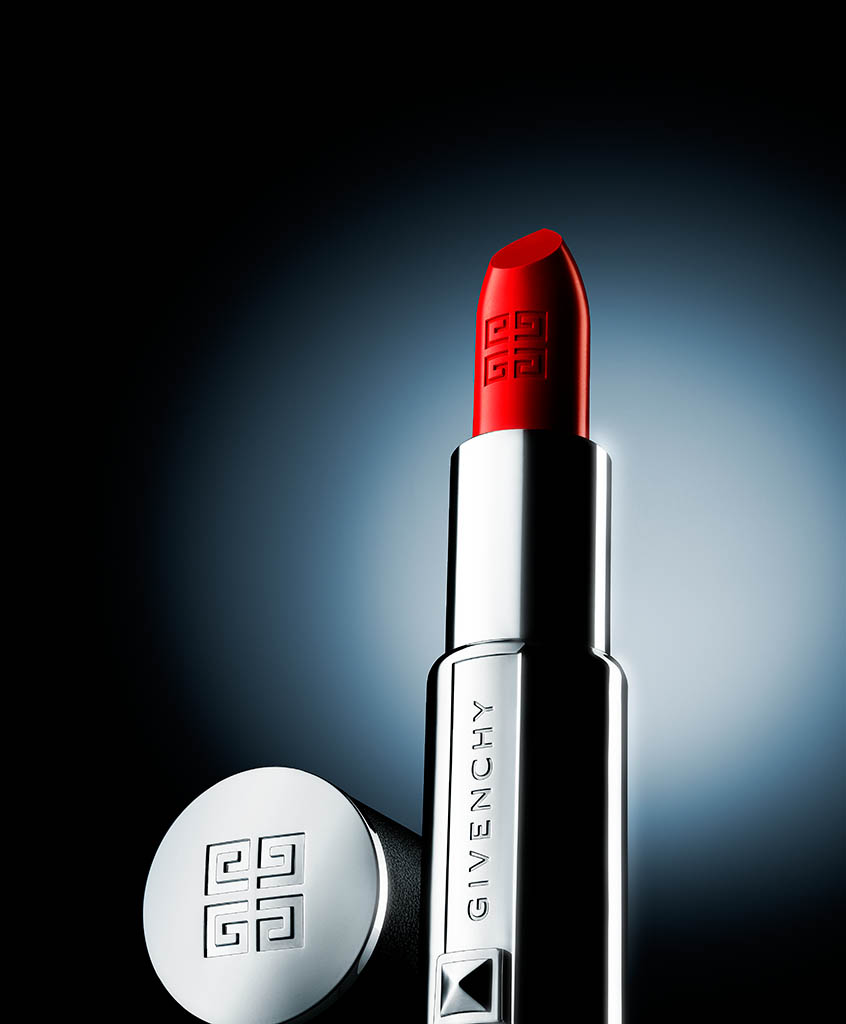 Cosmetics Photography of Givenchy lipstick by Packshot Factory