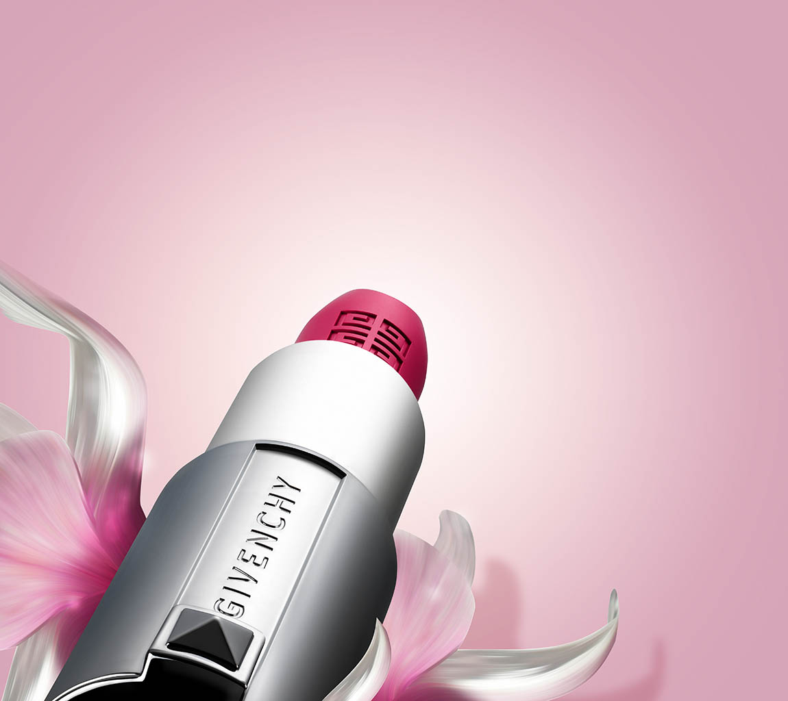 Cosmetics Photography of Givenchy lipstick by Packshot Factory