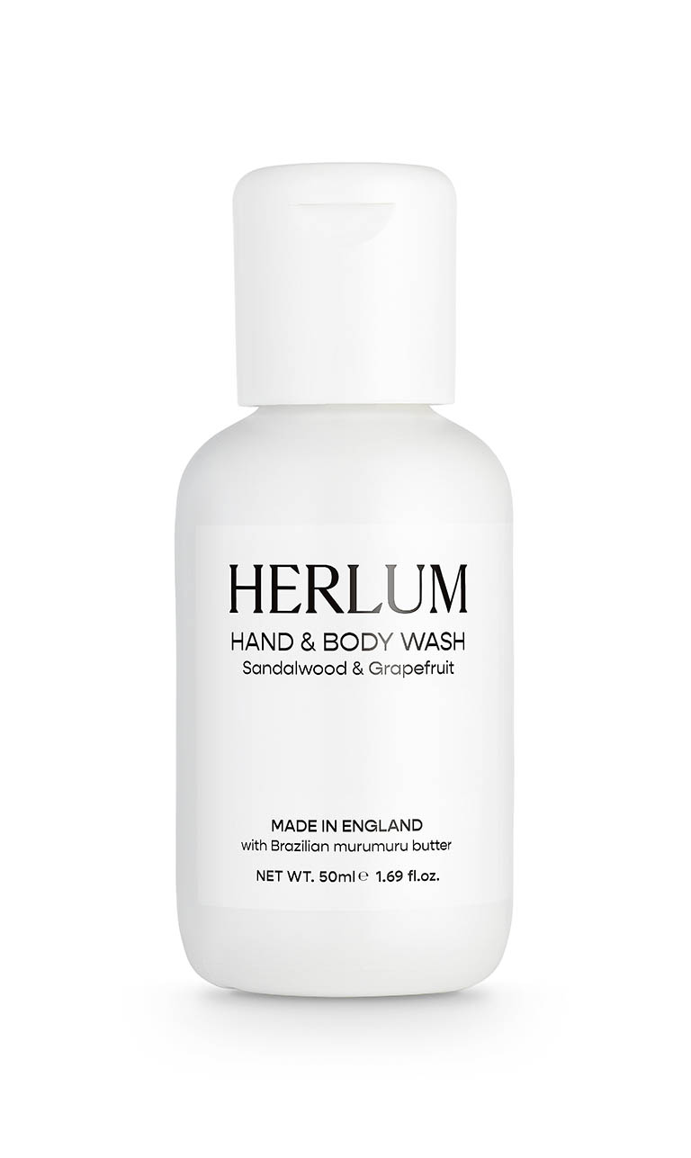 Cosmetics Photography of Herlum hand & body wash by Packshot Factory