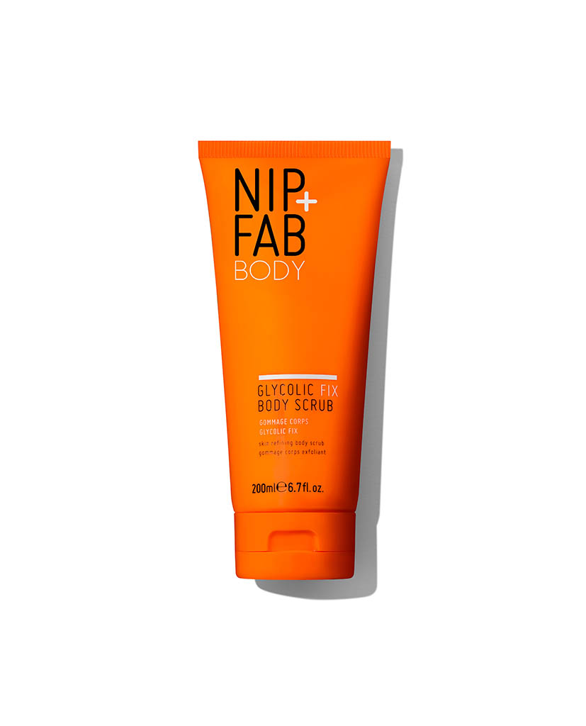 Cosmetics Photography of Nip and Fab skin care body scrub tube by Packshot Factory