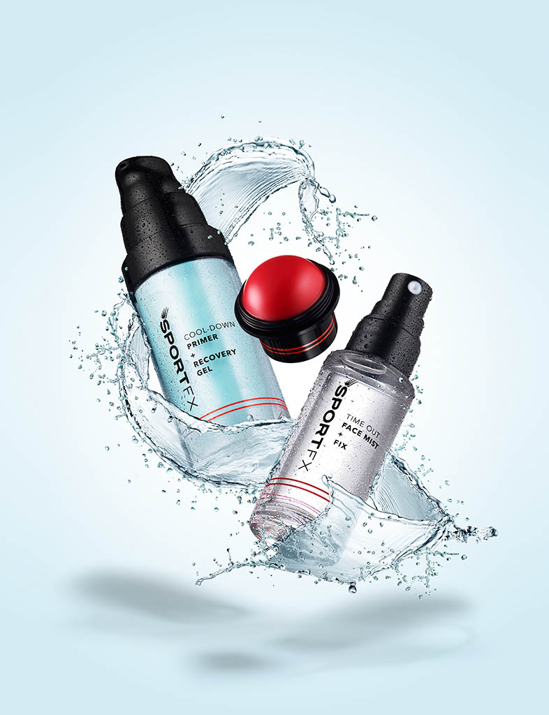 Cosmetics Photography of SportFX skincare by Packshot Factory