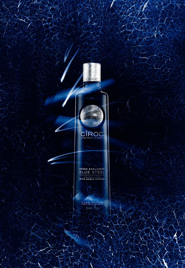 Drinks Photography of Ciroc vodka bottle by Packshot Factory