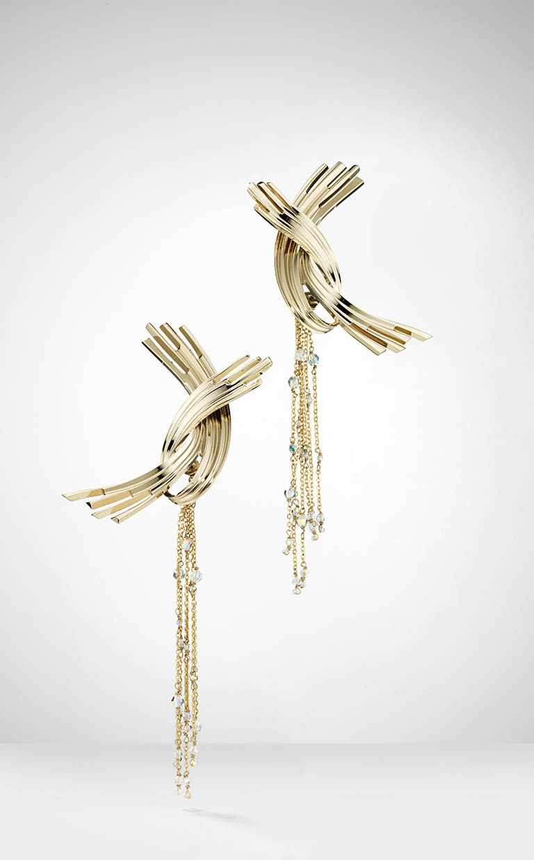 Packshot Factory - Earrings - Eden Diodati gold earrings