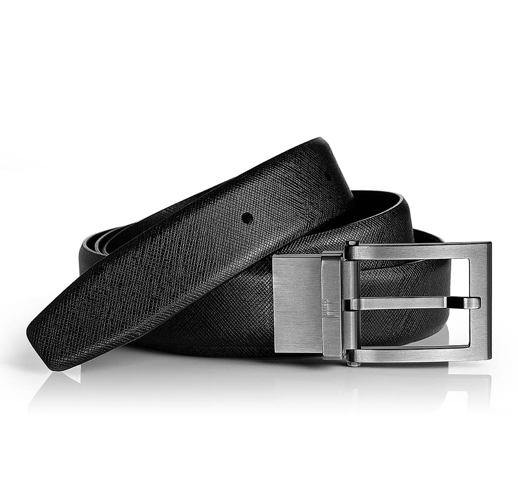 Fashion Photography of Alfred Dunhill leather belt by Packshot Factory