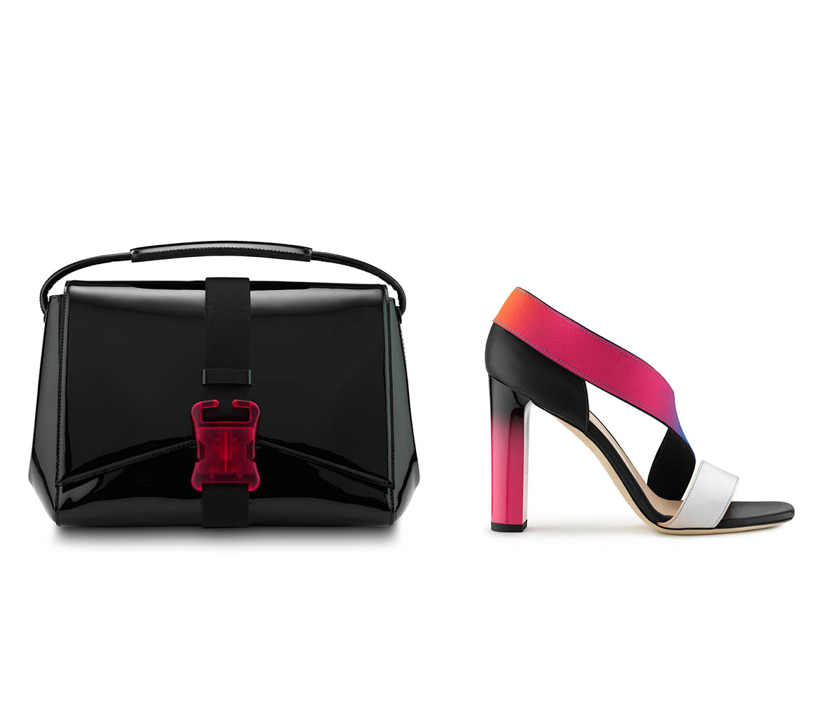 Fashion Photography of Christopher Kane handbag and sandals by Packshot Factory