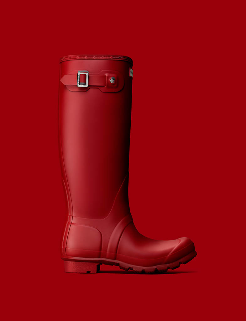 Fashion Photography of Hunter wellington boot by Packshot Factory