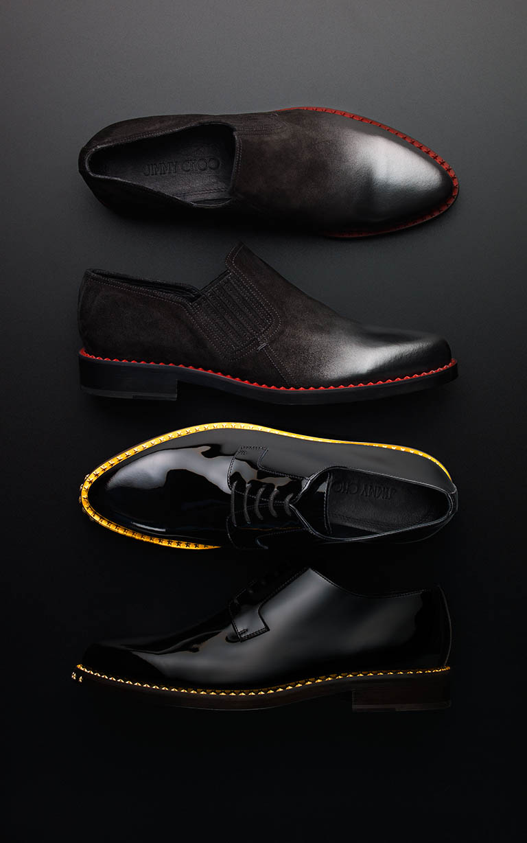 Fashion Photography of Jimmy Choo men's shoes by Packshot Factory