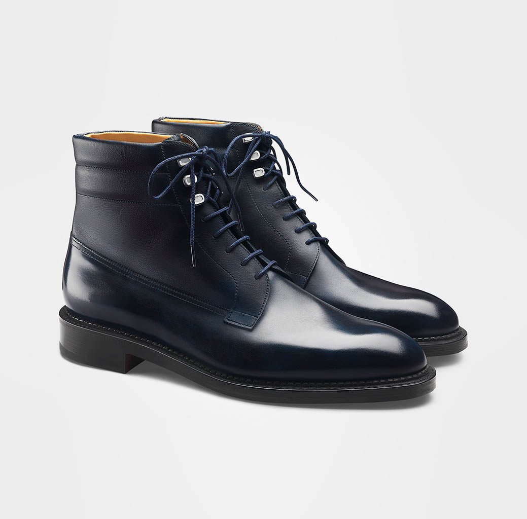 Fashion Photography of John Lobb men's leather boots by Packshot Factory