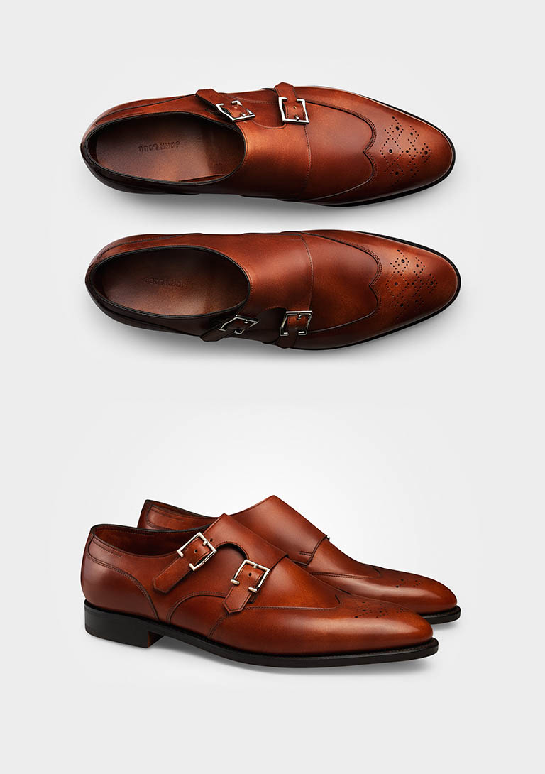 Fashion Photography of John Lobb men's leather brogues by Packshot Factory