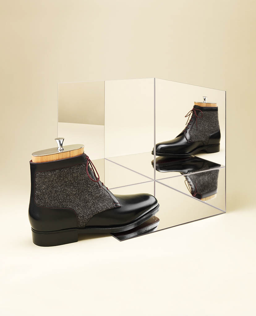 Fashion Photography of Jon Lobb men's boots by Packshot Factory