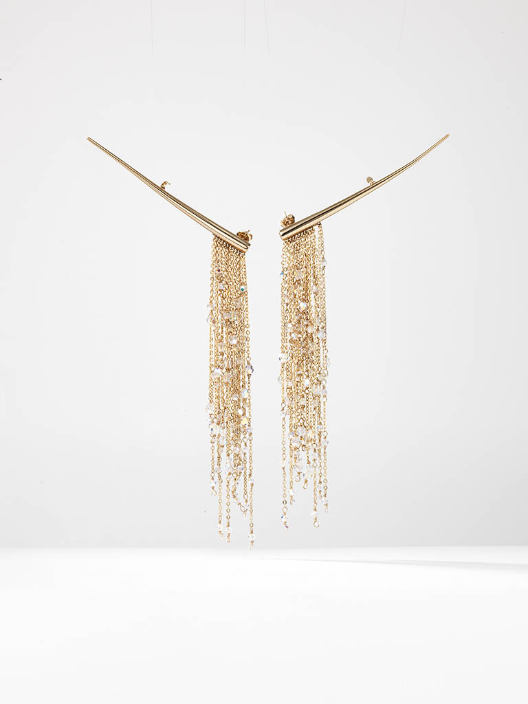 Packshot Factory - Fine jewellery - Eden Diodati gold earrings