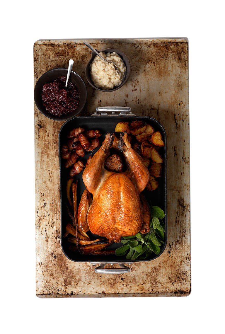 Food Photography of Daylesford sunday roast chicken by Packshot Factory