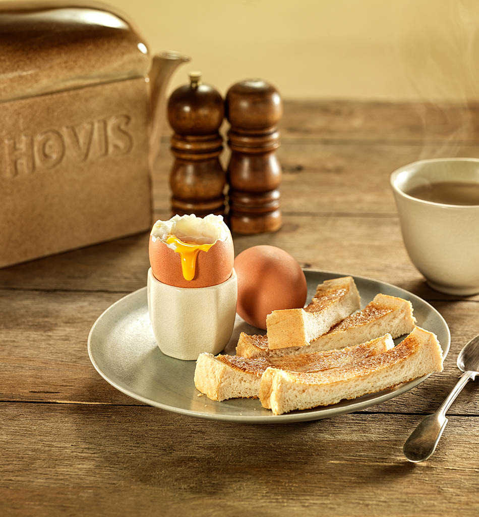 Food Photography of Hovis breakfast by Packshot Factory