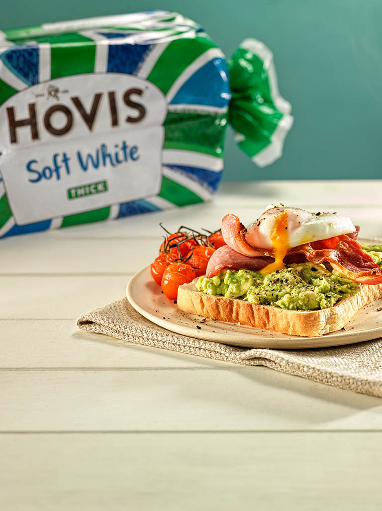 Food Photography of Hovis breakfast by Packshot Factory