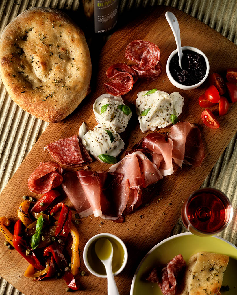 Food Photography of Jamie Oliver charcuterie by Packshot Factory