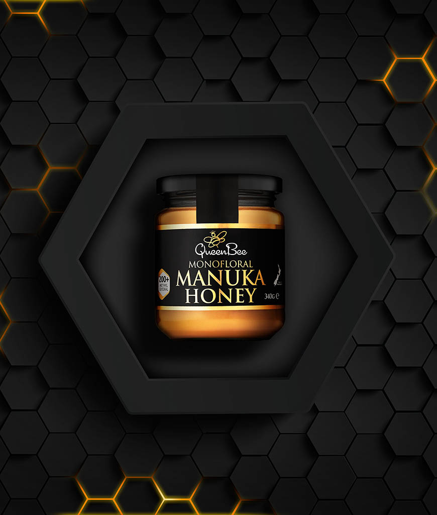 Food Photography of Manuka Honey jar by Packshot Factory