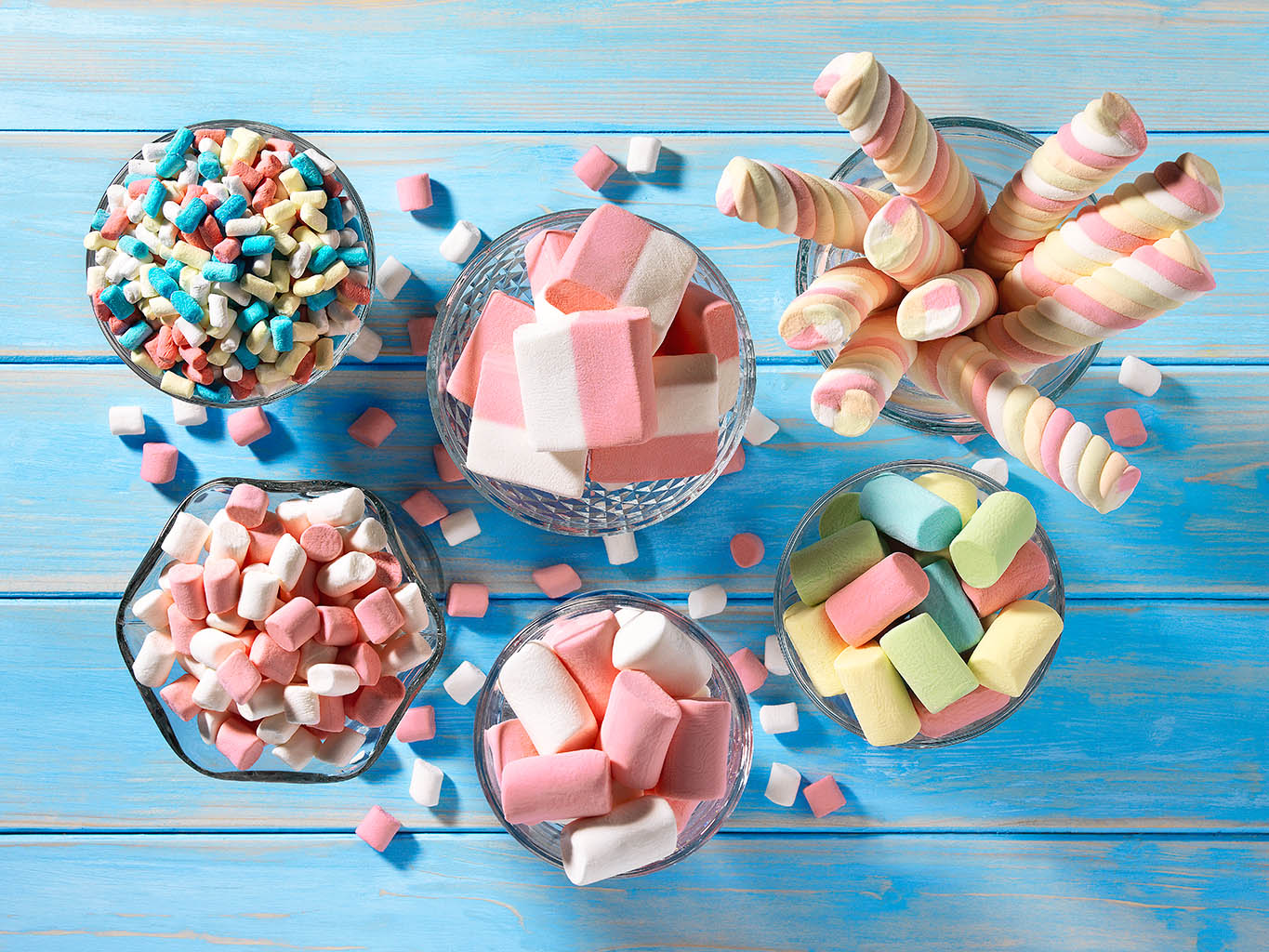 Food Photography of Marshmallows by Packshot Factory