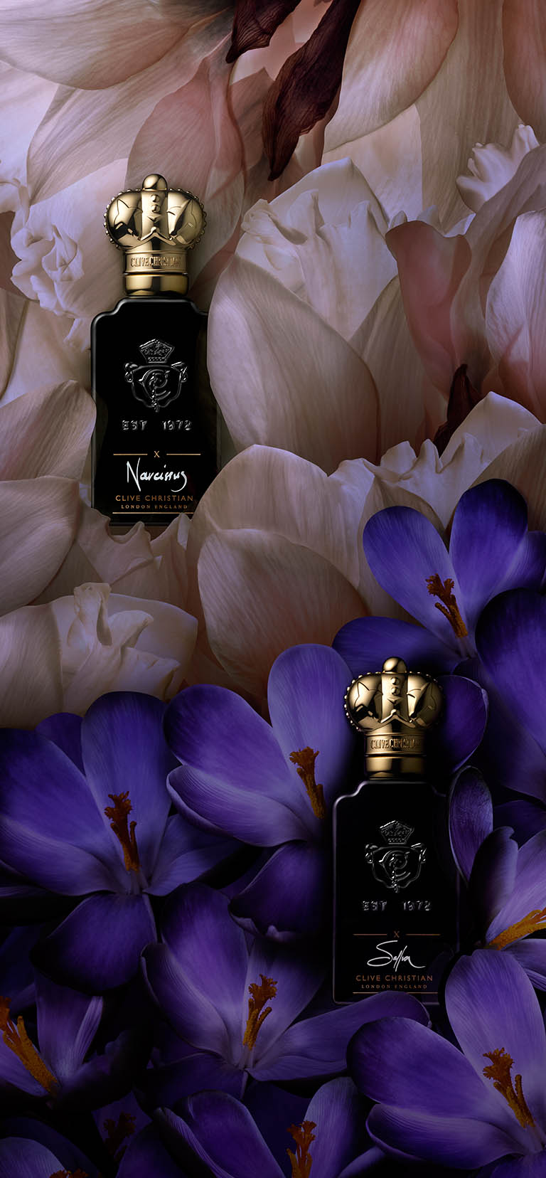 Packshot Factory - Fragrance - Clive Cristian fragrance bottle