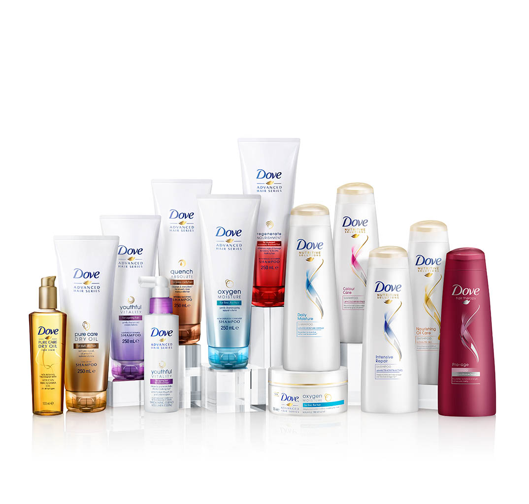 Packshot Factory - Haircare - Dove cosmetics