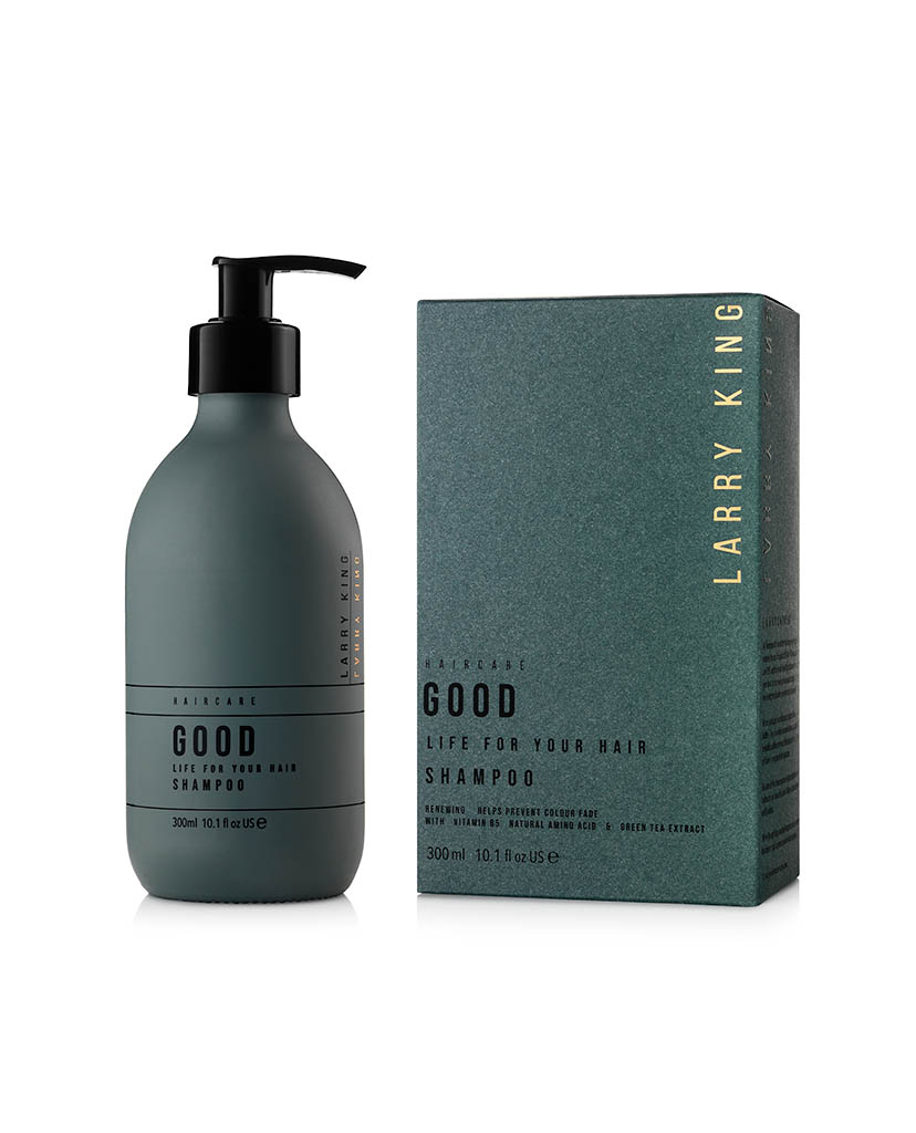 Packshot Factory - Haircare - Larry King hair care products